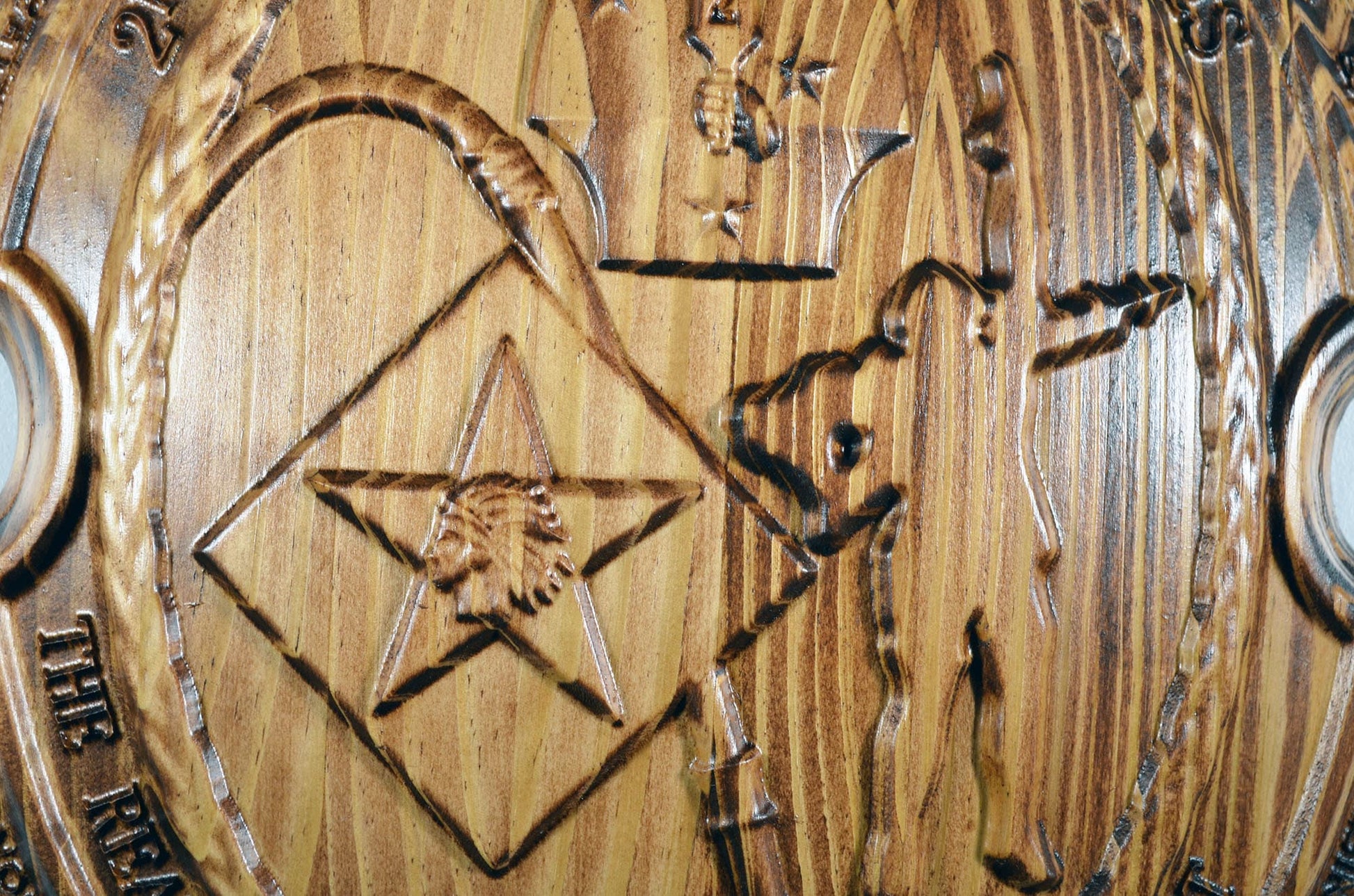 USMC 2nd Battalion 6th Marine , 3d wood carving, US Marine Corps