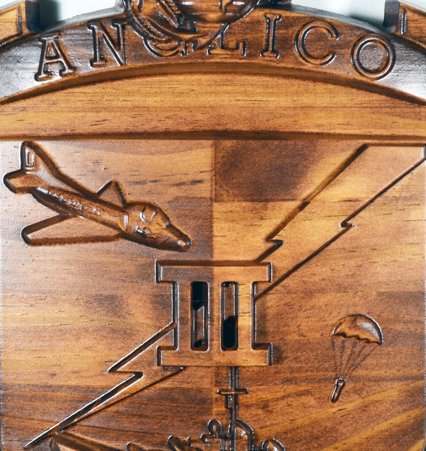 USMC 3rd Anglico 12", Unit Emblem, US Marine Corps, military plaque