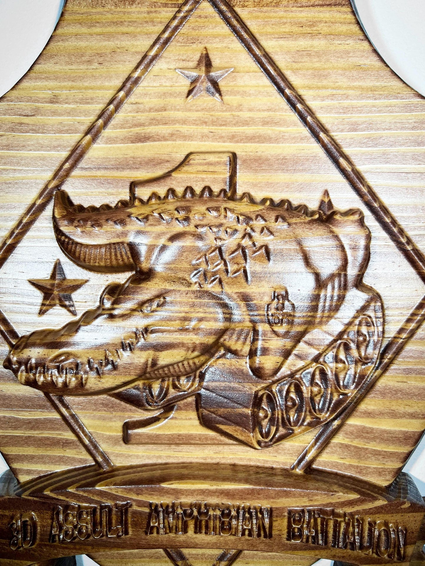 US Marine Corps, 3rd Assault Amphibian Battalion Military Unit Plaque