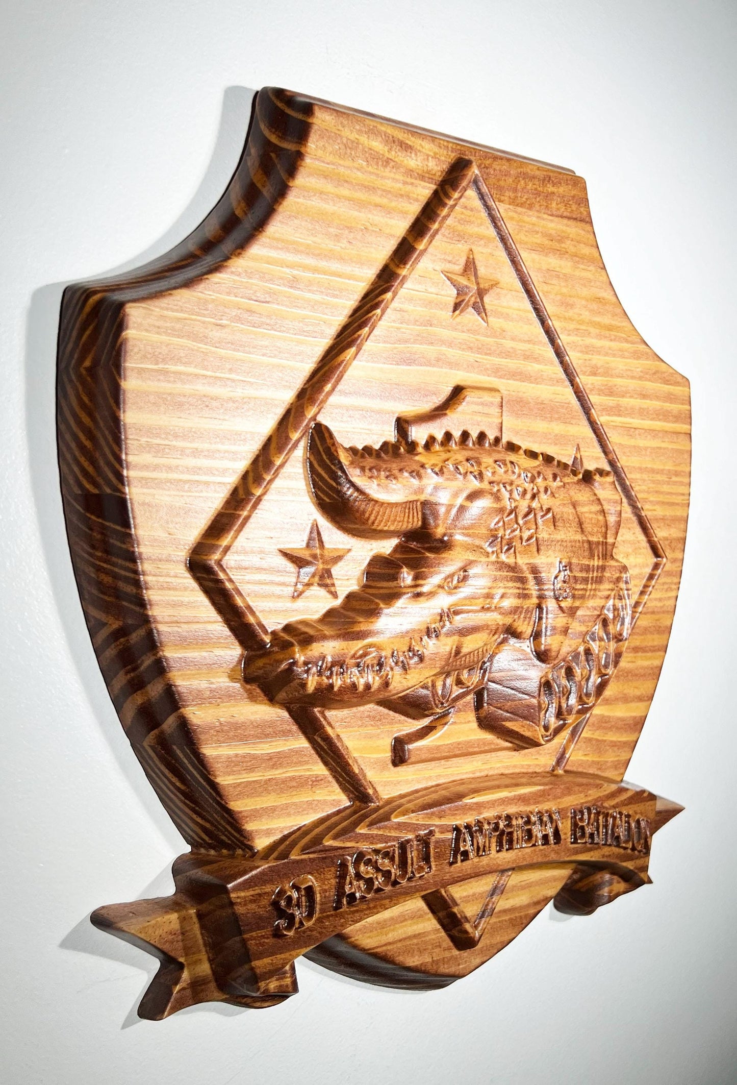 US Marine Corps, 3rd Assault Amphibian Battalion Military Unit Plaque