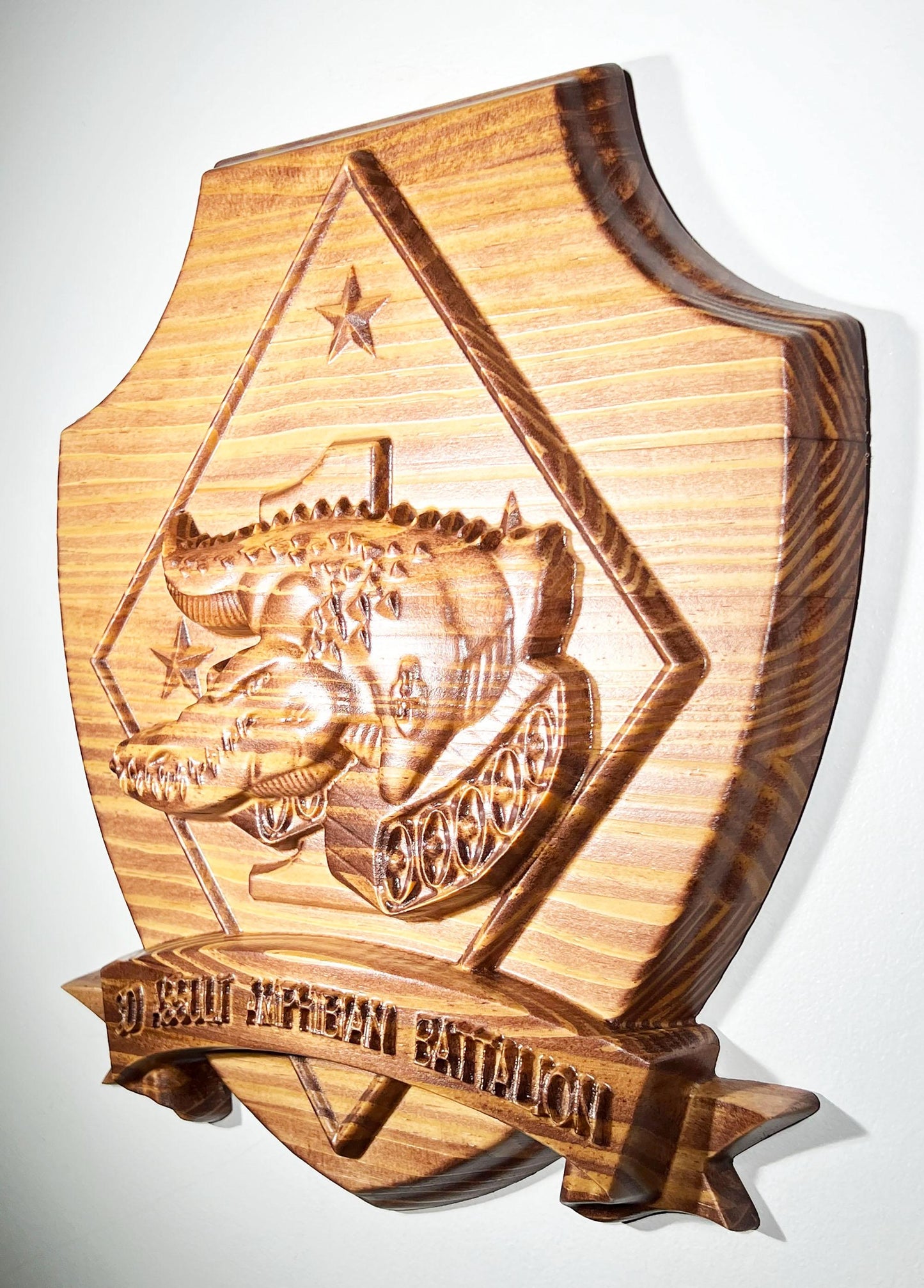 US Marine Corps, 3rd Assault Amphibian Battalion Military Unit Plaque
