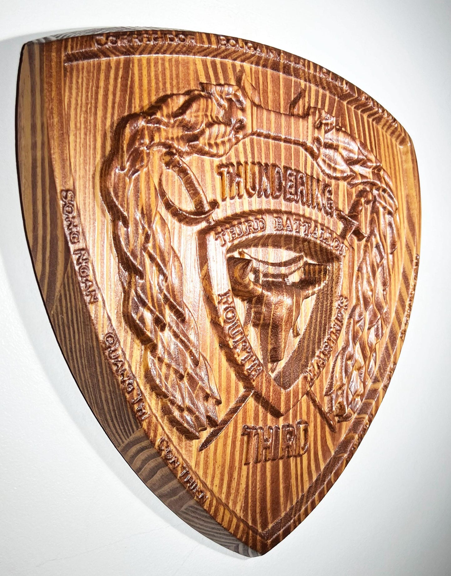 USMC 3rd Battalion 4th Marine 12' Military Unit Plaque