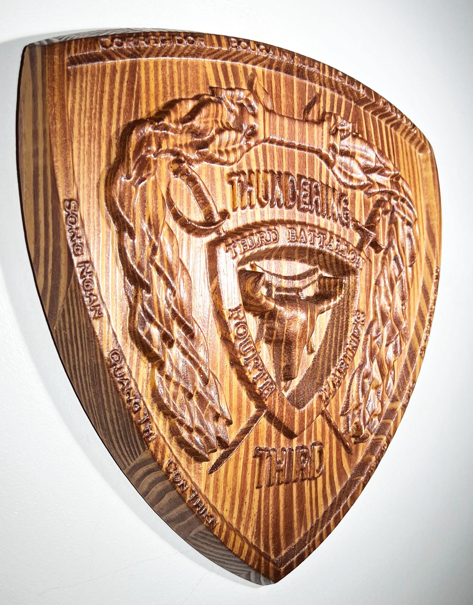 USMC 3rd Battalion 4th Marine 12' Military Unit Plaque