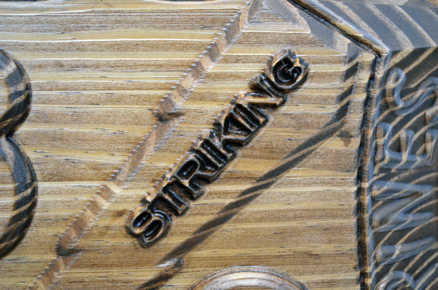 USMC 3rd Battalion 9th Marines, USMC 3d wood carving, military plaque, wall decor - Carved Effects