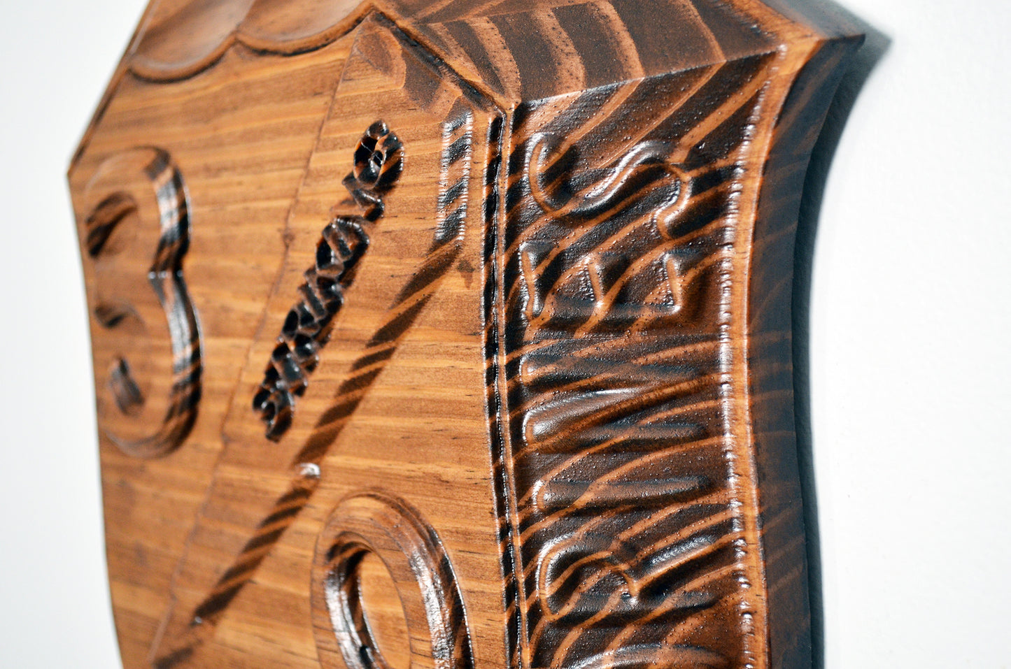 USMC 3rd Battalion 9th Marines, USMC 3d wood carving, military plaque, wall decor - Carved Effects