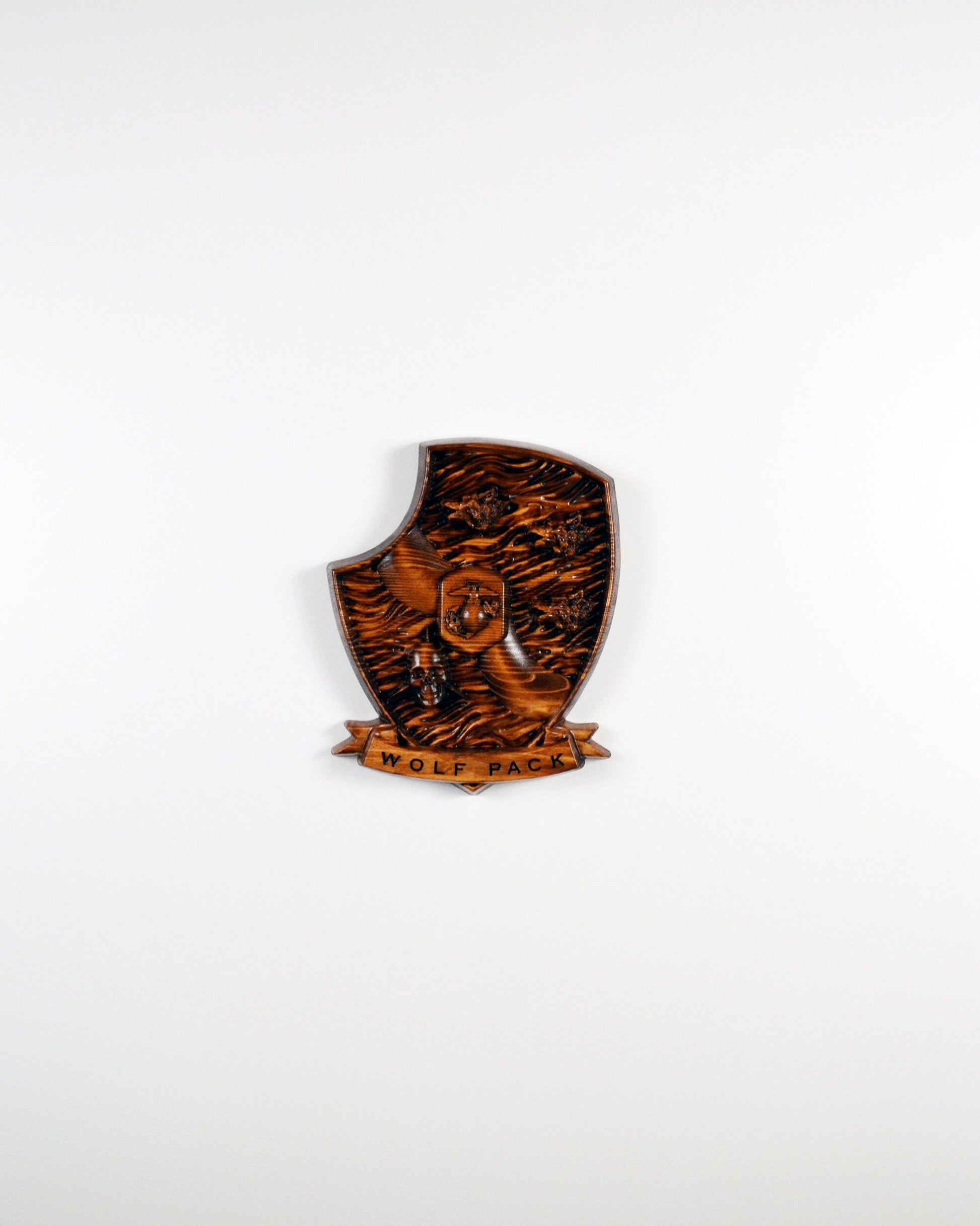 3rd Light Armored Reconnaissance Battalion, USMC 3d wood carving, military plaque
