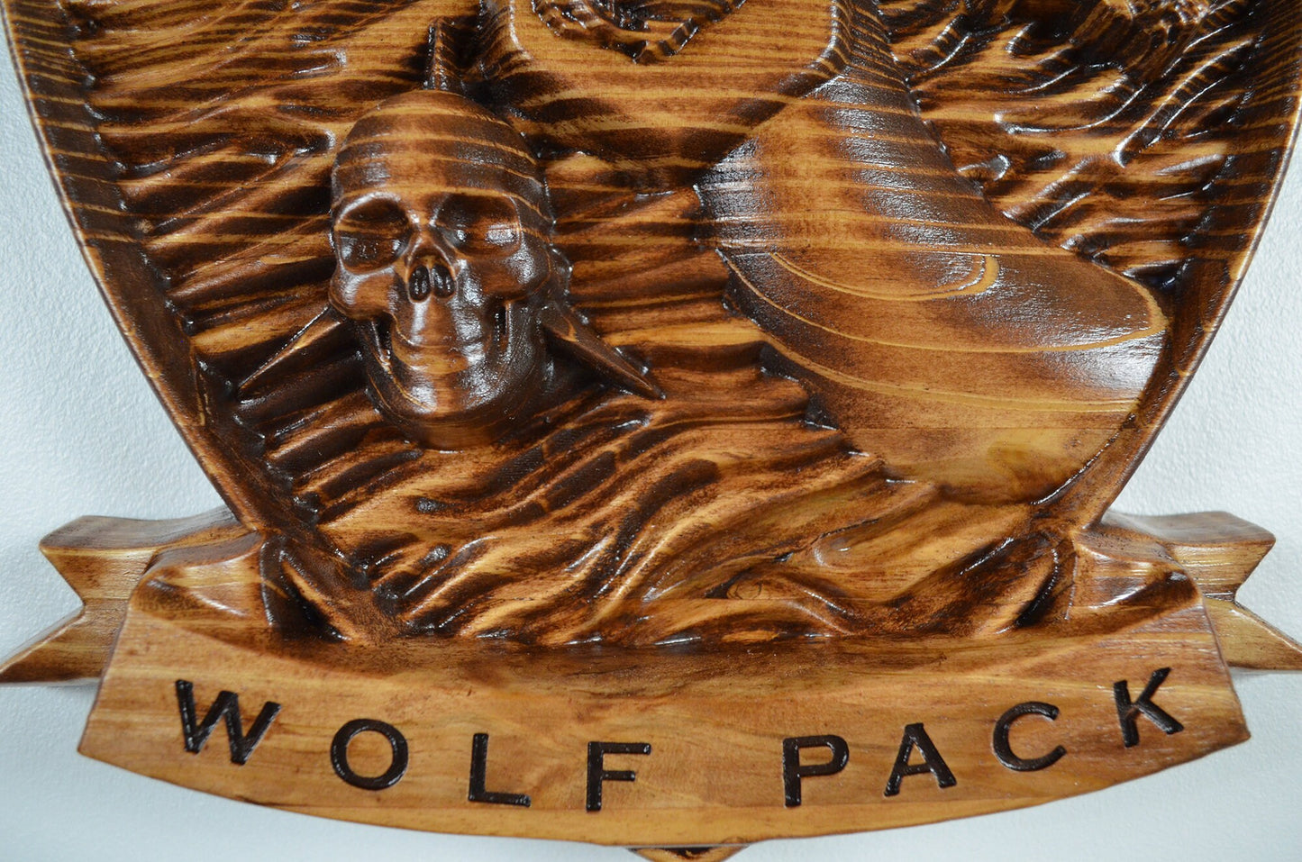 3rd Light Armored Reconnaissance Battalion, USMC 3d wood carving, military plaque