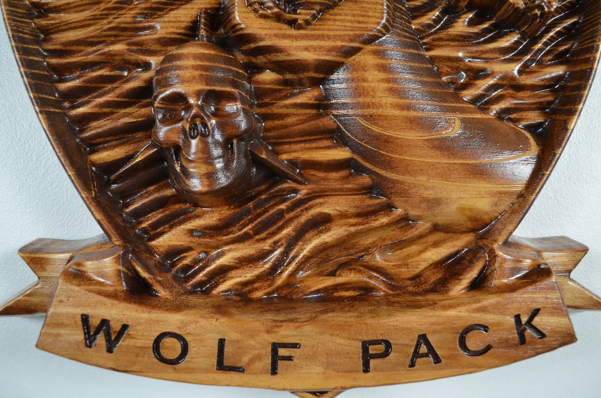 3rd Light Armored Reconnaissance Battalion, USMC 3d wood carving, military plaque