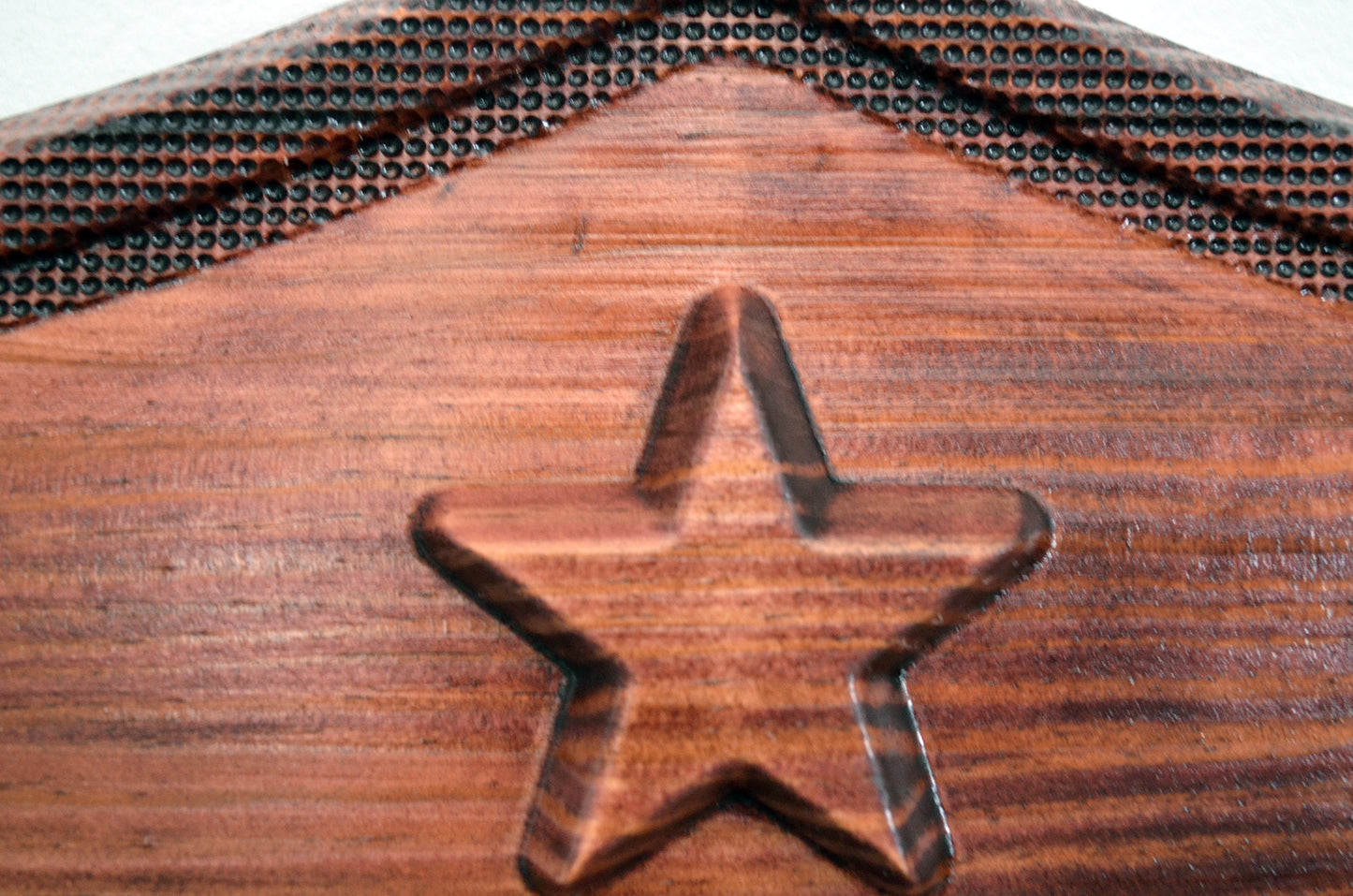 USMC 5th Marine Expeditionary Brigade, stained 3d wood carving, military plaque - Carved Effects