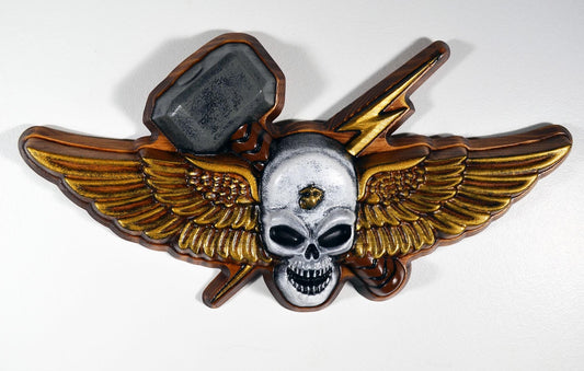 USMC 6th Anglico Jack, Unit Emblem, US Marine Corps, Military Plaque Java