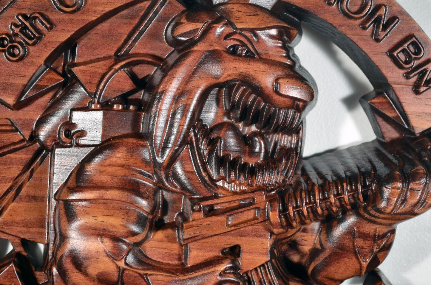 USMC 8th Communication Battalion Cherry Unit Plaque