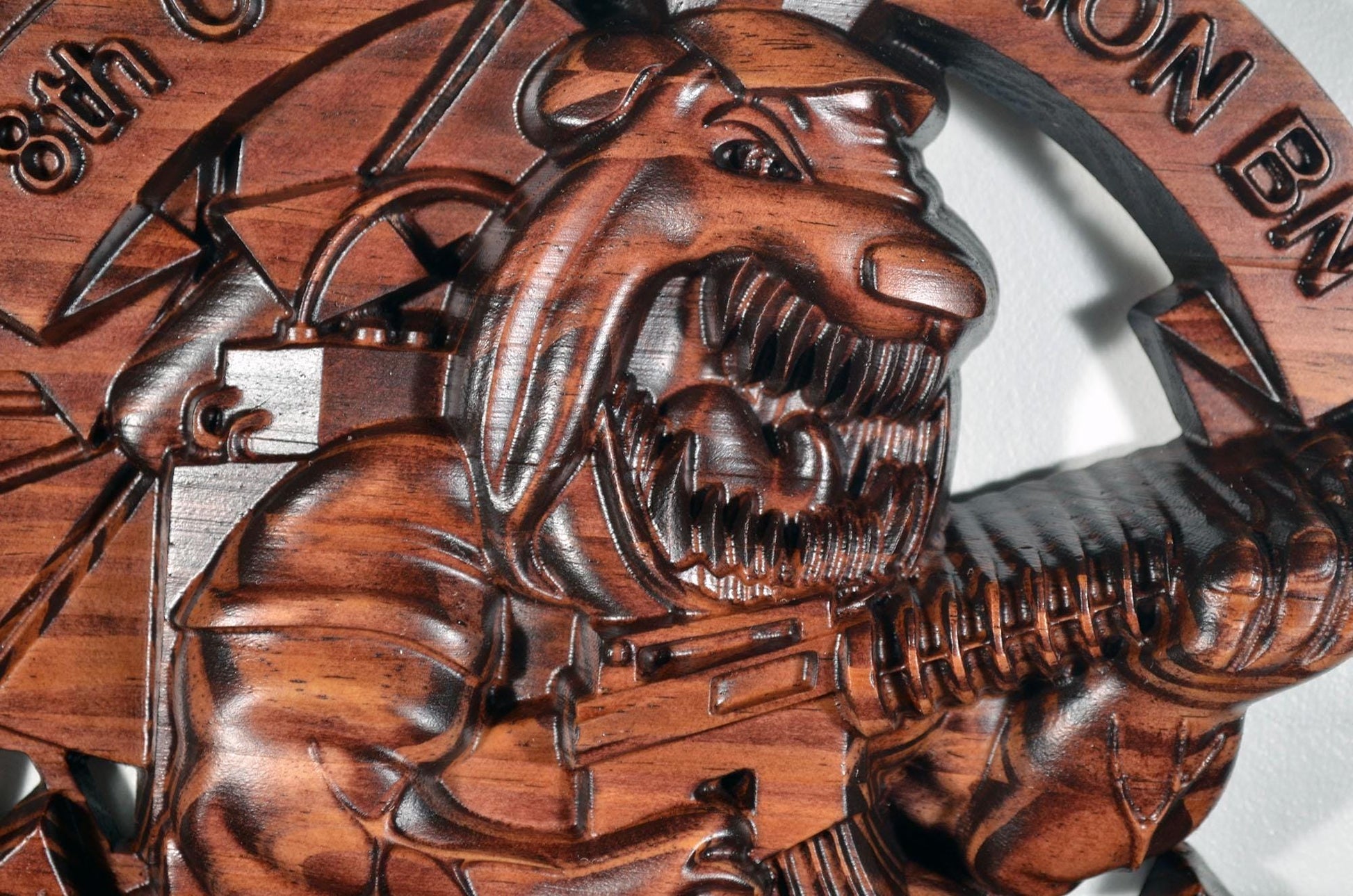 USMC 8th Communication Battalion Cherry Unit Plaque