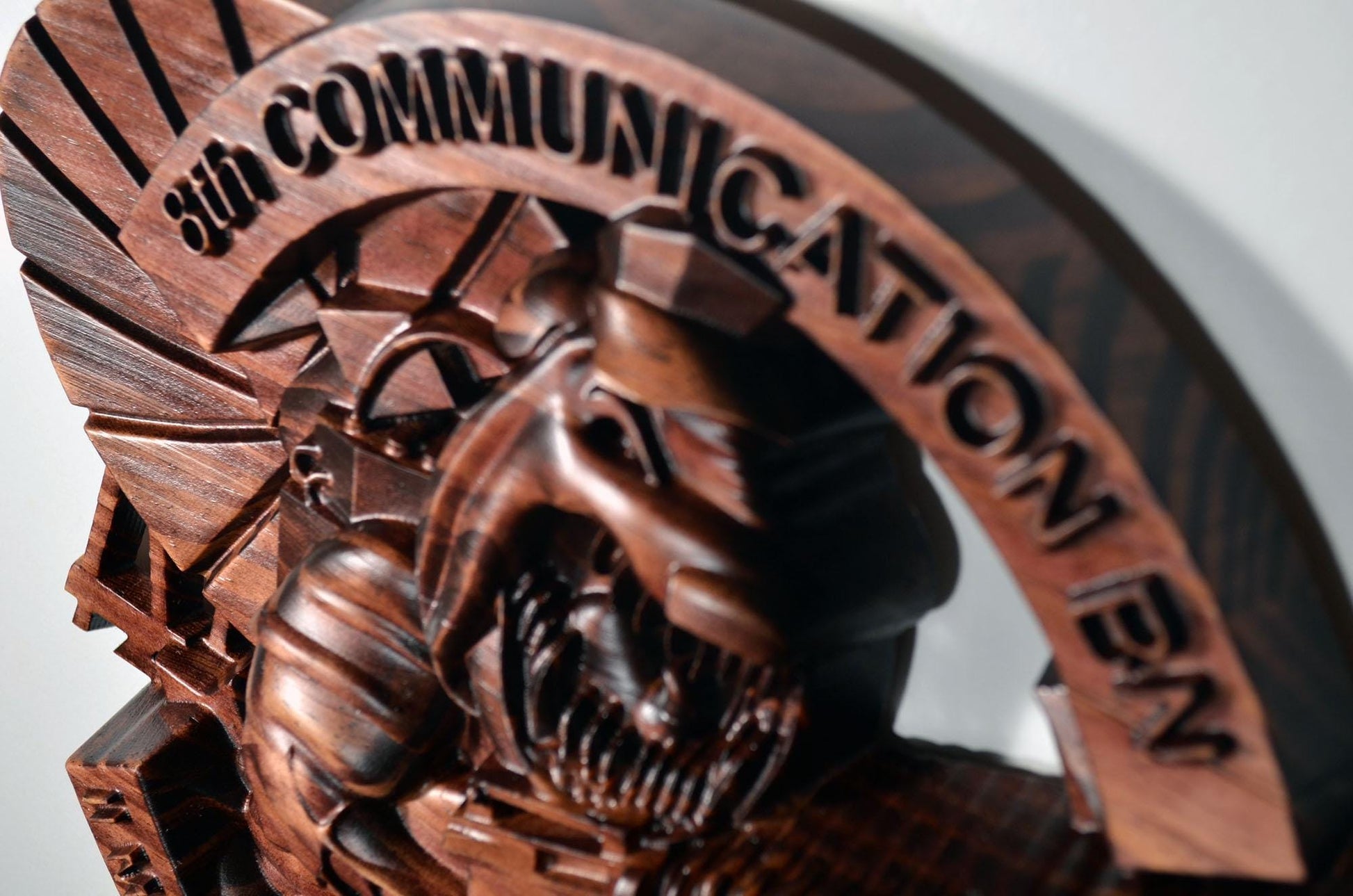 USMC 8th Communication Battalion Cherry Unit Plaque