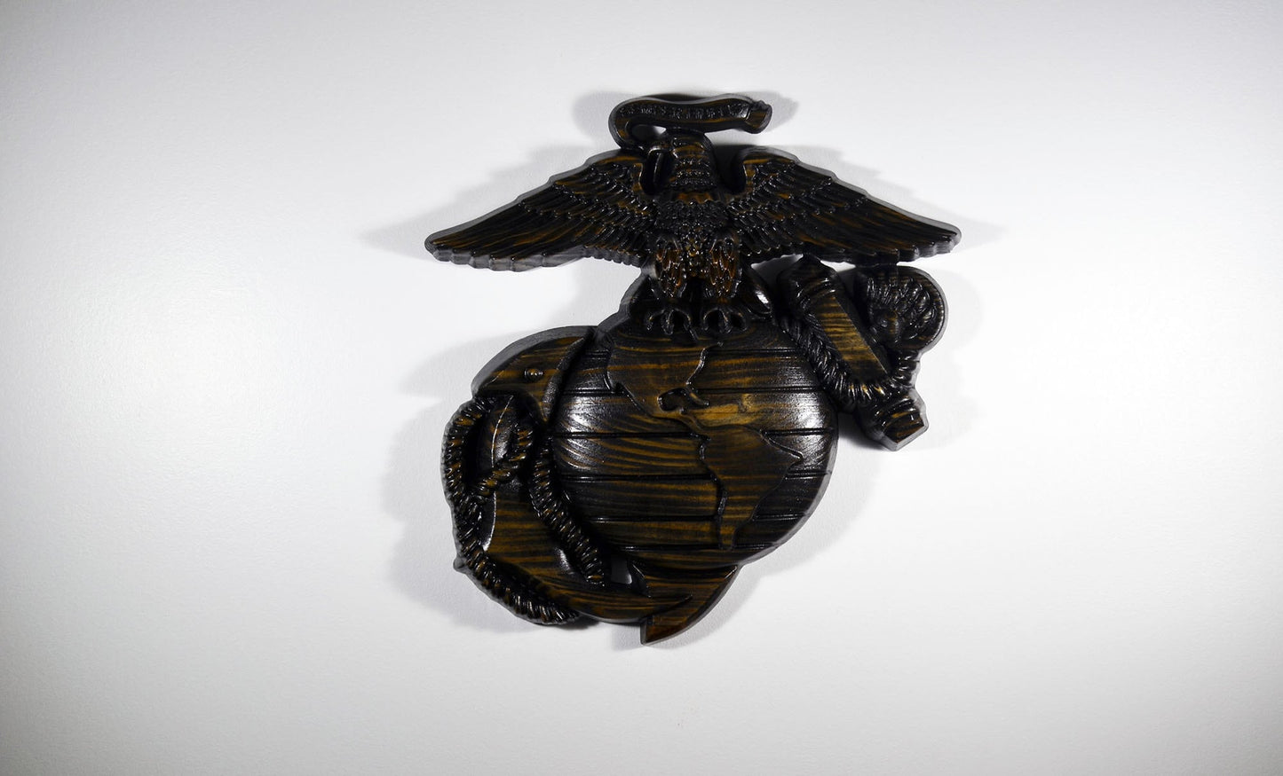 USMC Eagle Globe Anchor Black, Marine Corps, EGA, military plaque