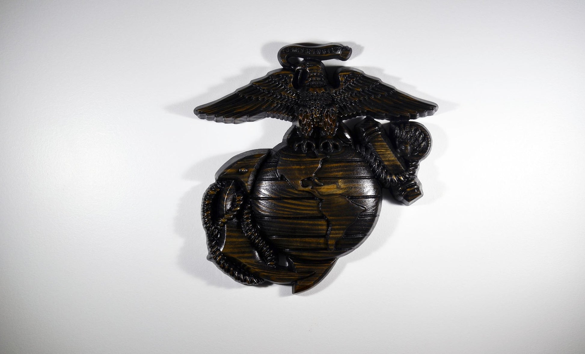 USMC Eagle Globe Anchor Black, Marine Corps, EGA, military plaque