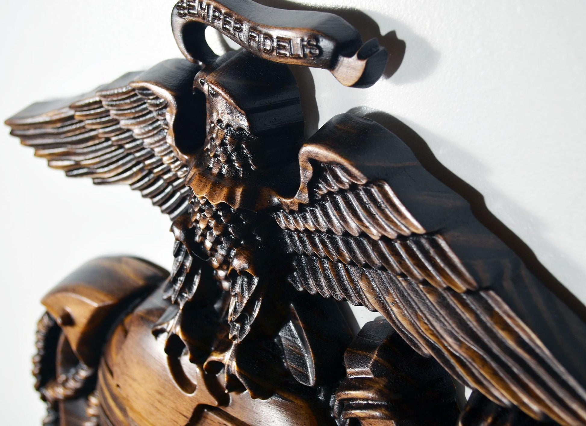 USMC Eagle Globe Anchor 12", Marine Corps, EGA, Java, military plaque