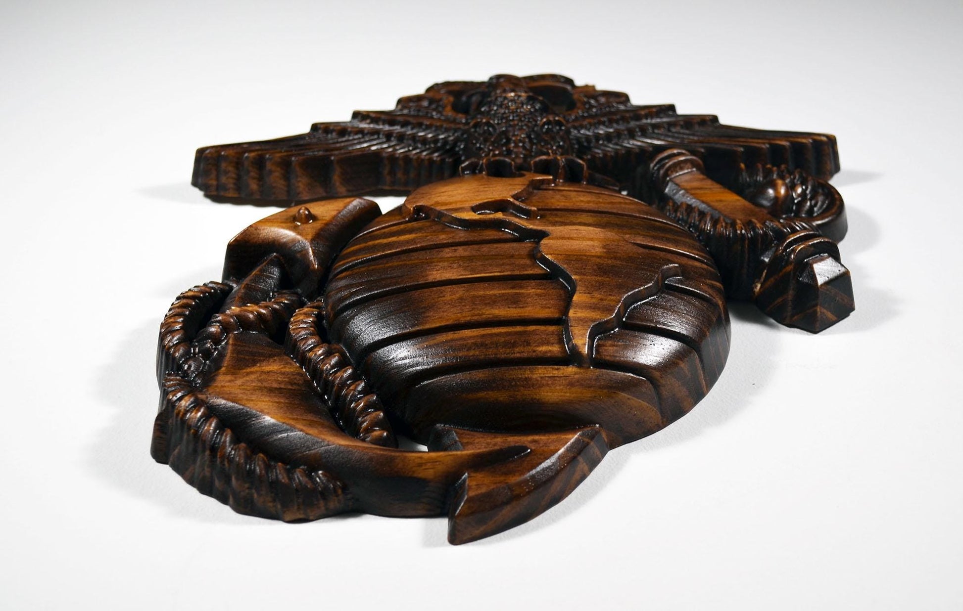 USMC Eagle Globe Anchor 12", Marine Corps, EGA, Java, military plaque