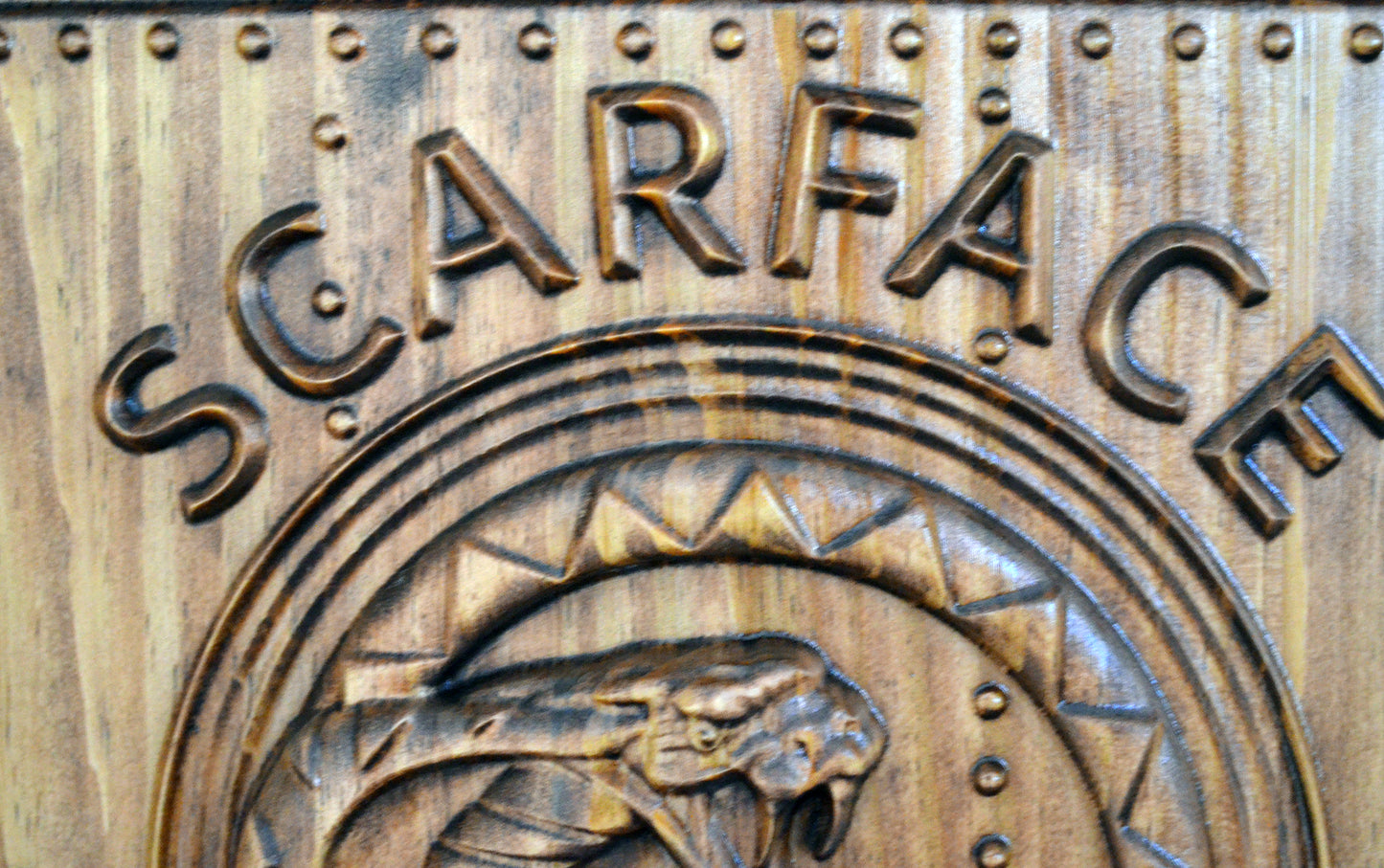 USMC Light Attack Helicopter Squadron, HMLA 367 Marine Corps Air Wing, 3d wood carving, military plaque - Carved Effects