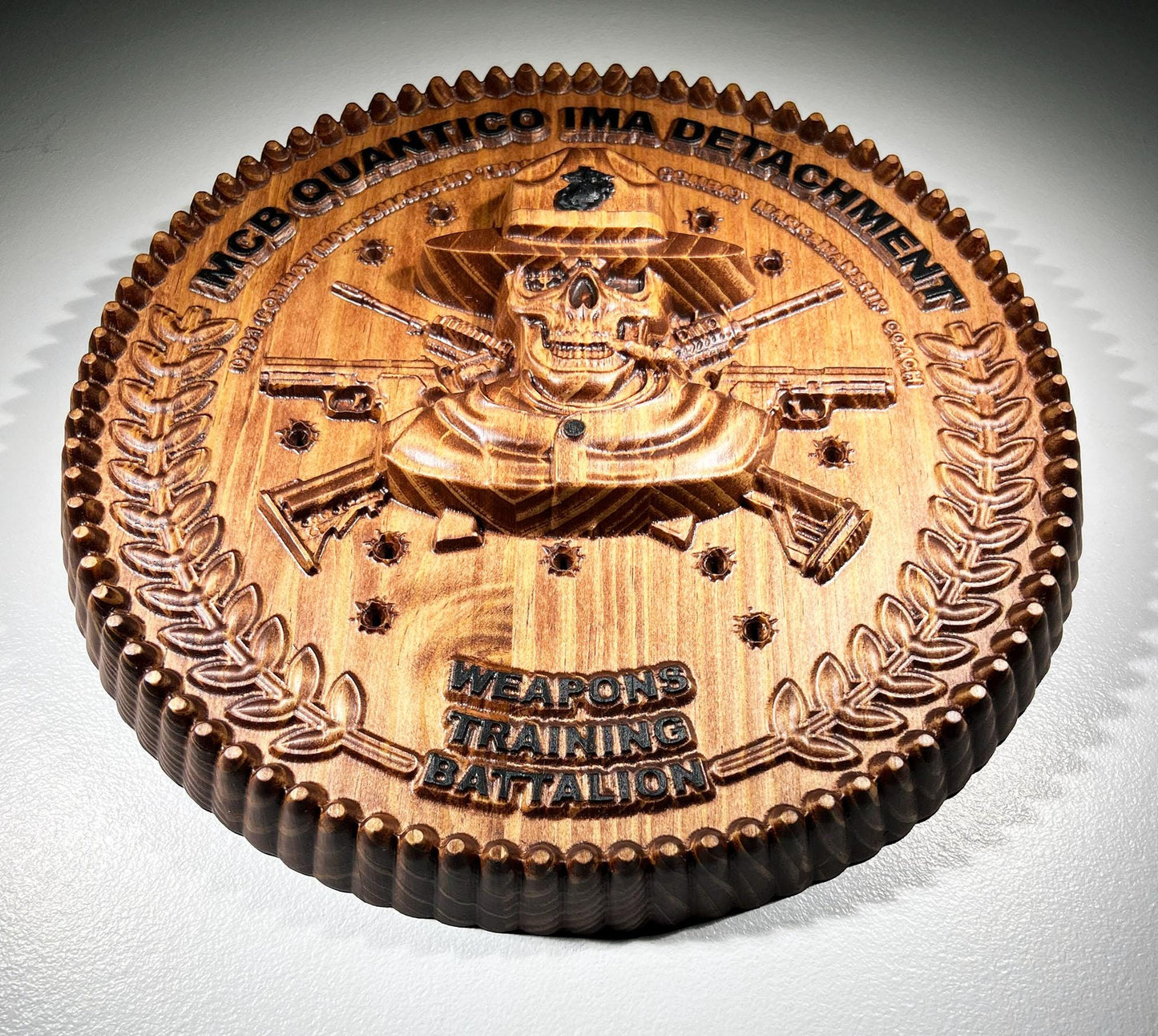 USMC MCB Quantico IMA Detachment Plaque - Name Plate version
