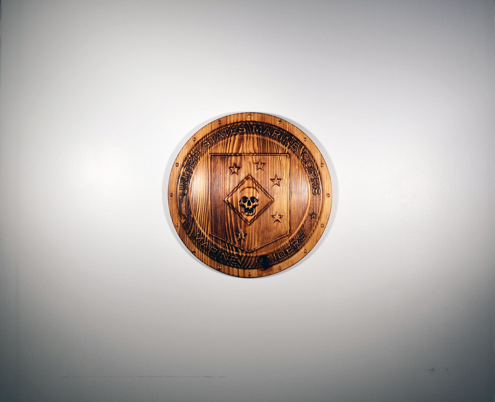 USMC Marine Raiders, Marine Special Operations Regiment, 3d CNC wood carving, military plaque - Carved Effects