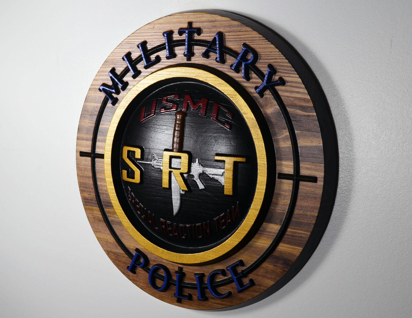 USMC Special Reaction Team Painted military plaque