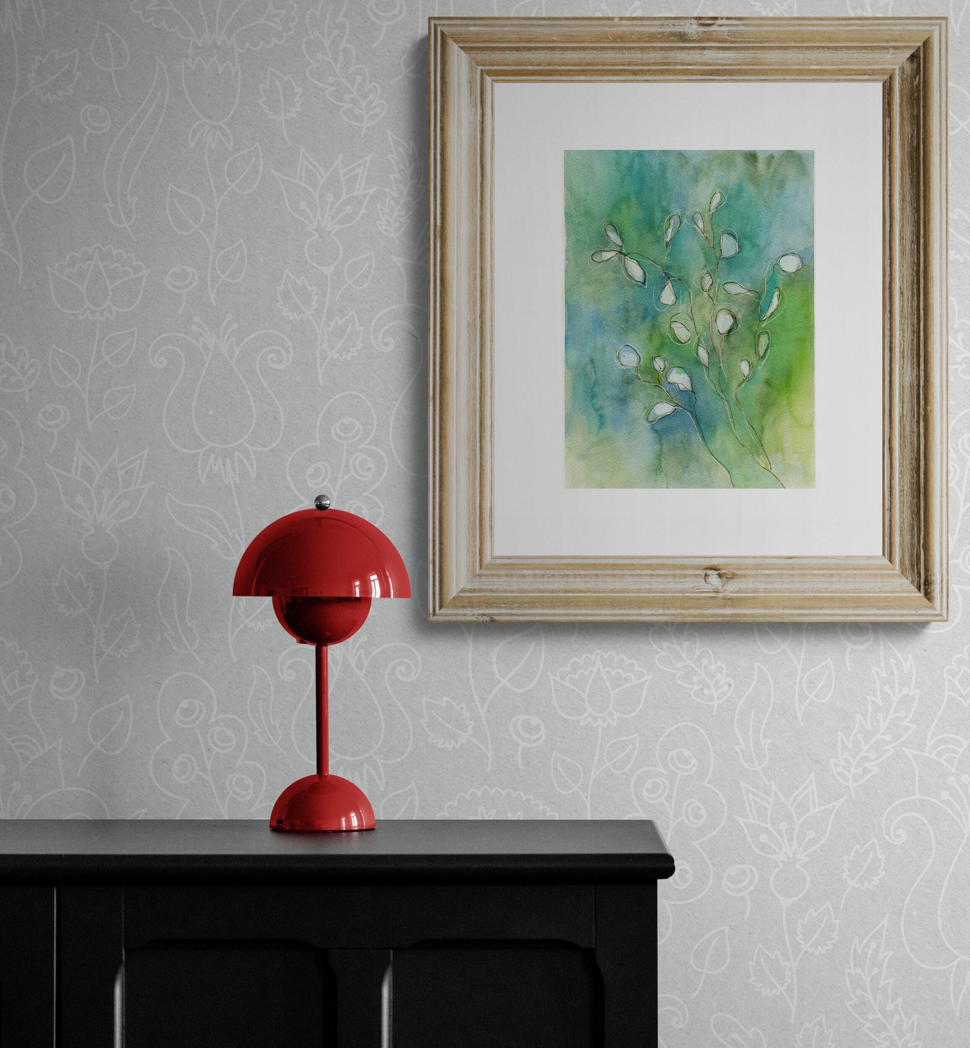 eucalyptus watercolor painting