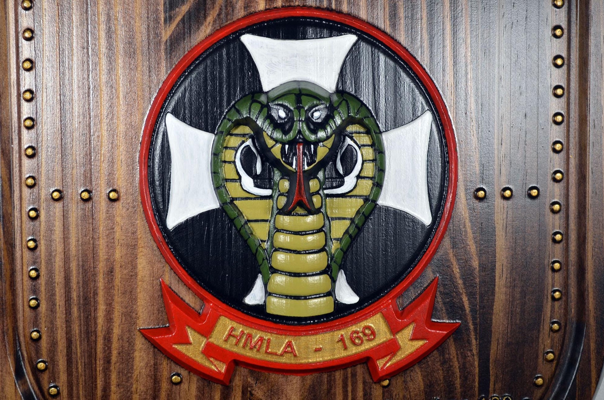 USMC HMLA-169, Marine Light Attack Helicopter Squadron 169, Unit Painted Plaque
