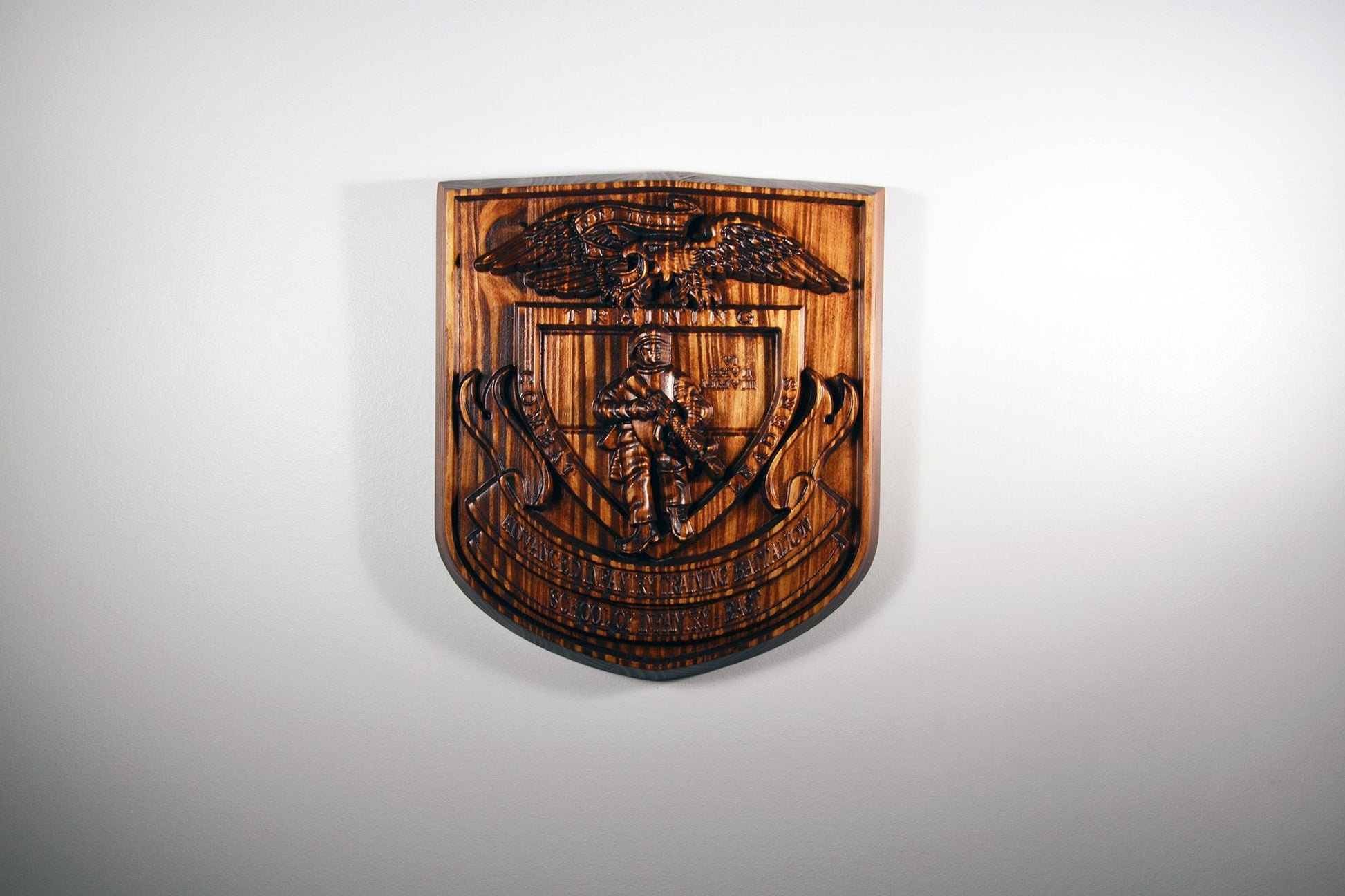 USMC Advanced Infantry Training Battalion East 12", US Marine Corps, military plaque