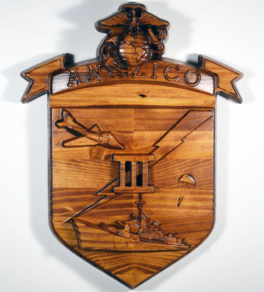 USMC 3rd Anglico, Unit Emblem, US Marine Corps, military plaque