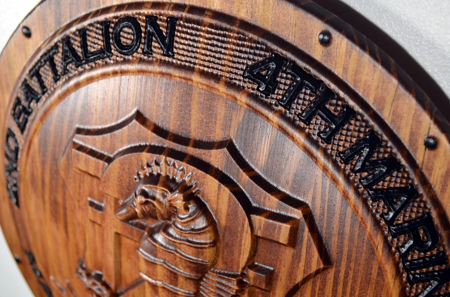 USMC 2nd Battalion 4th Marines 12" Shield Unit Plaque