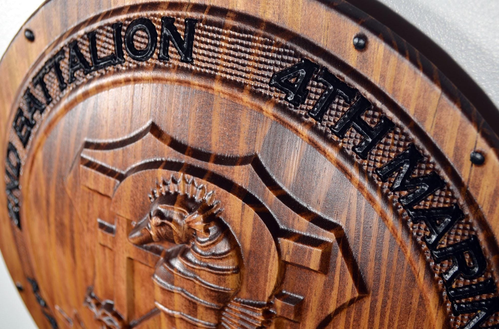 USMC 2nd Battalion 4th Marines 12" Shield Unit Plaque