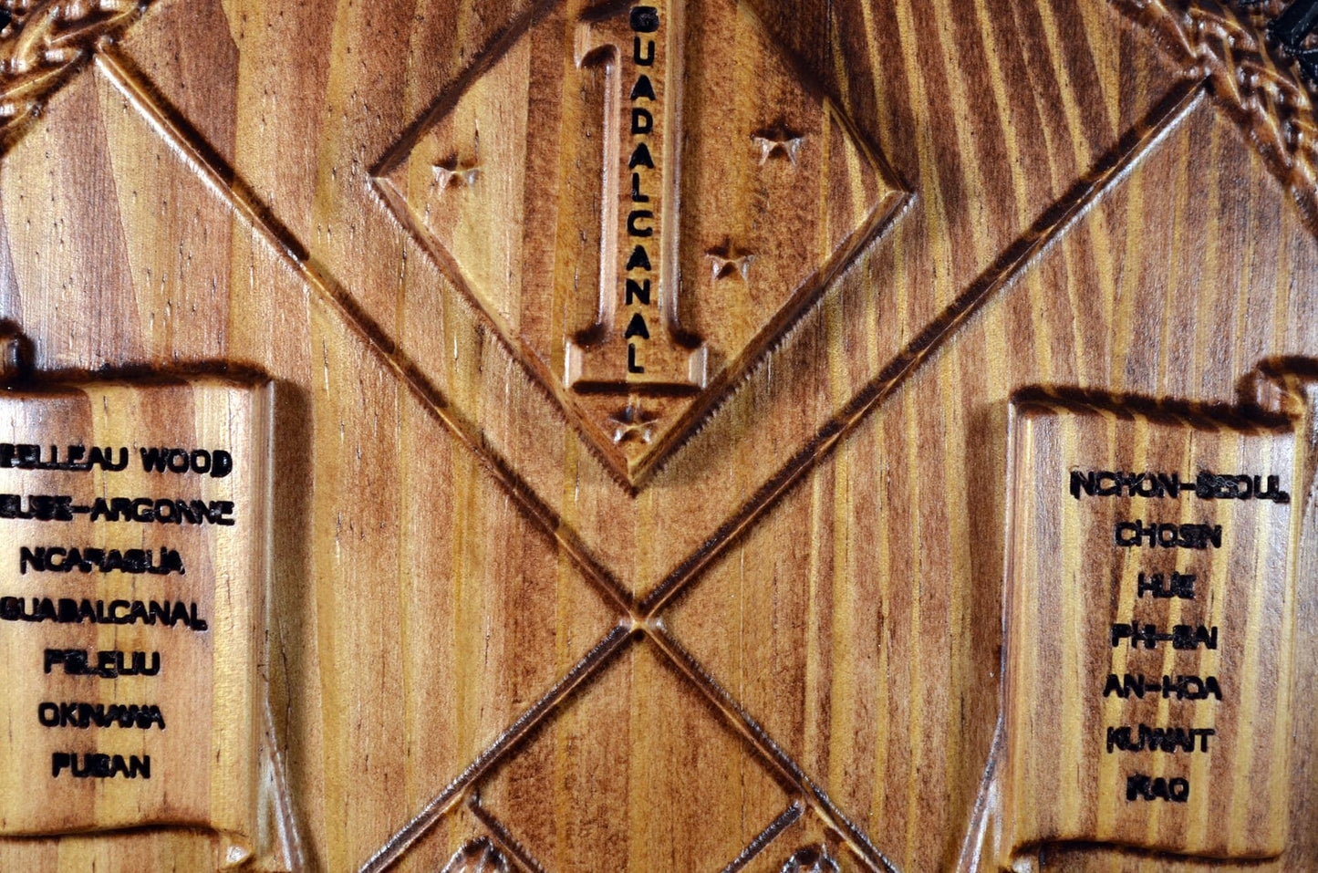 USMC 2nd Battalion 5th Marines Shield, US Marine Corps, CNC, military plaque