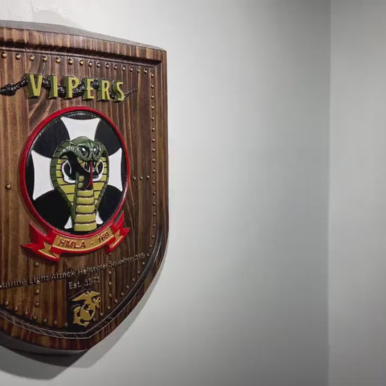 USMC HMLA-169, Marine Light Attack Helicopter Squadron 169, Unit Painted Plaque