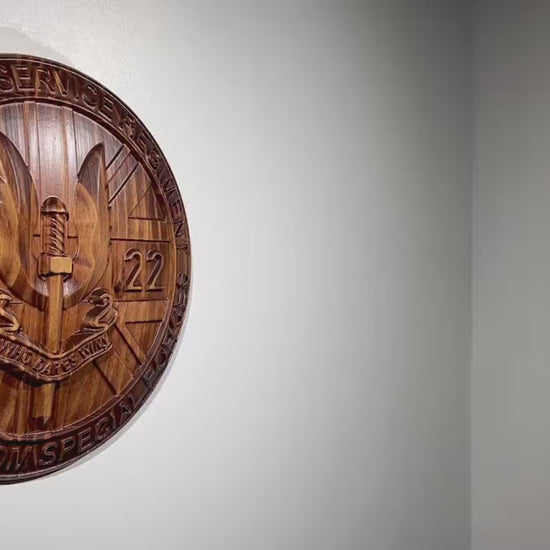 Special Air Service (SAS) 22 Emblem 12" Unit Plaque