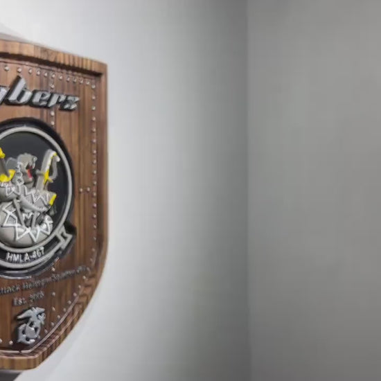 USMC Marine Light Attack Helicopter Squadron 467, Painted Unit Plaque