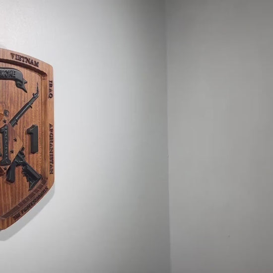 USMC 2nd Battalion 1st Marine 12" Military Unit Plaque
