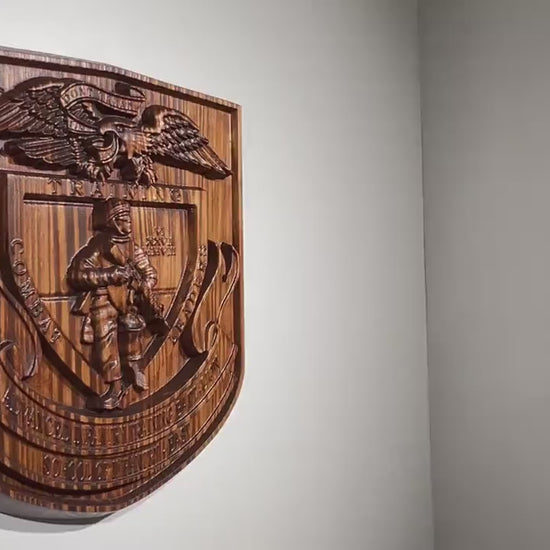 USMC Advanced Infantry Training Battalion East 12", US Marine Corps, military plaque
