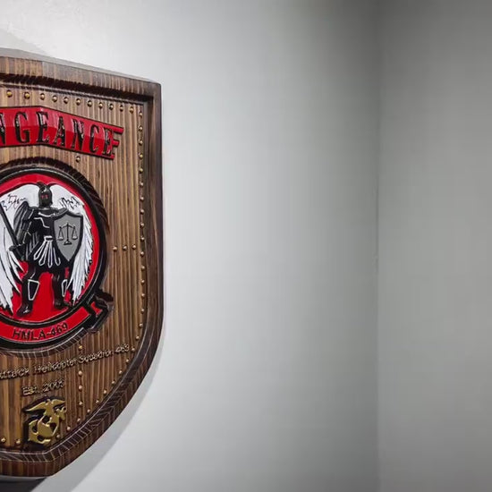 USMC Marine Light Attack Helicopter Squadron 469, Painted Unit Plaque