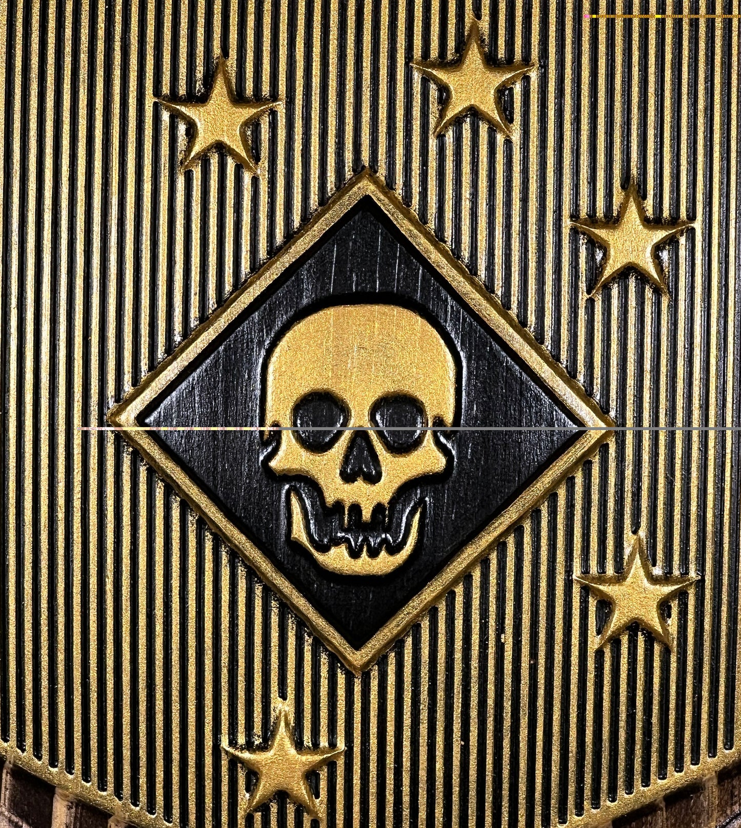 USMC Marine Raiders Gold Black Shield