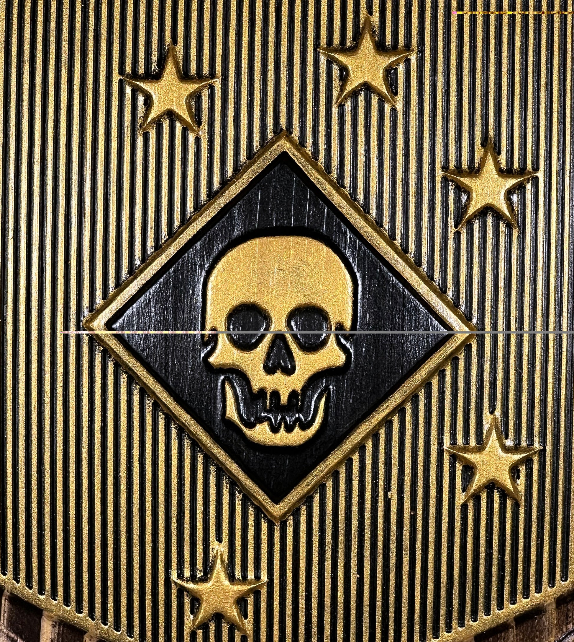 USMC Marine Raiders Gold Black Shield