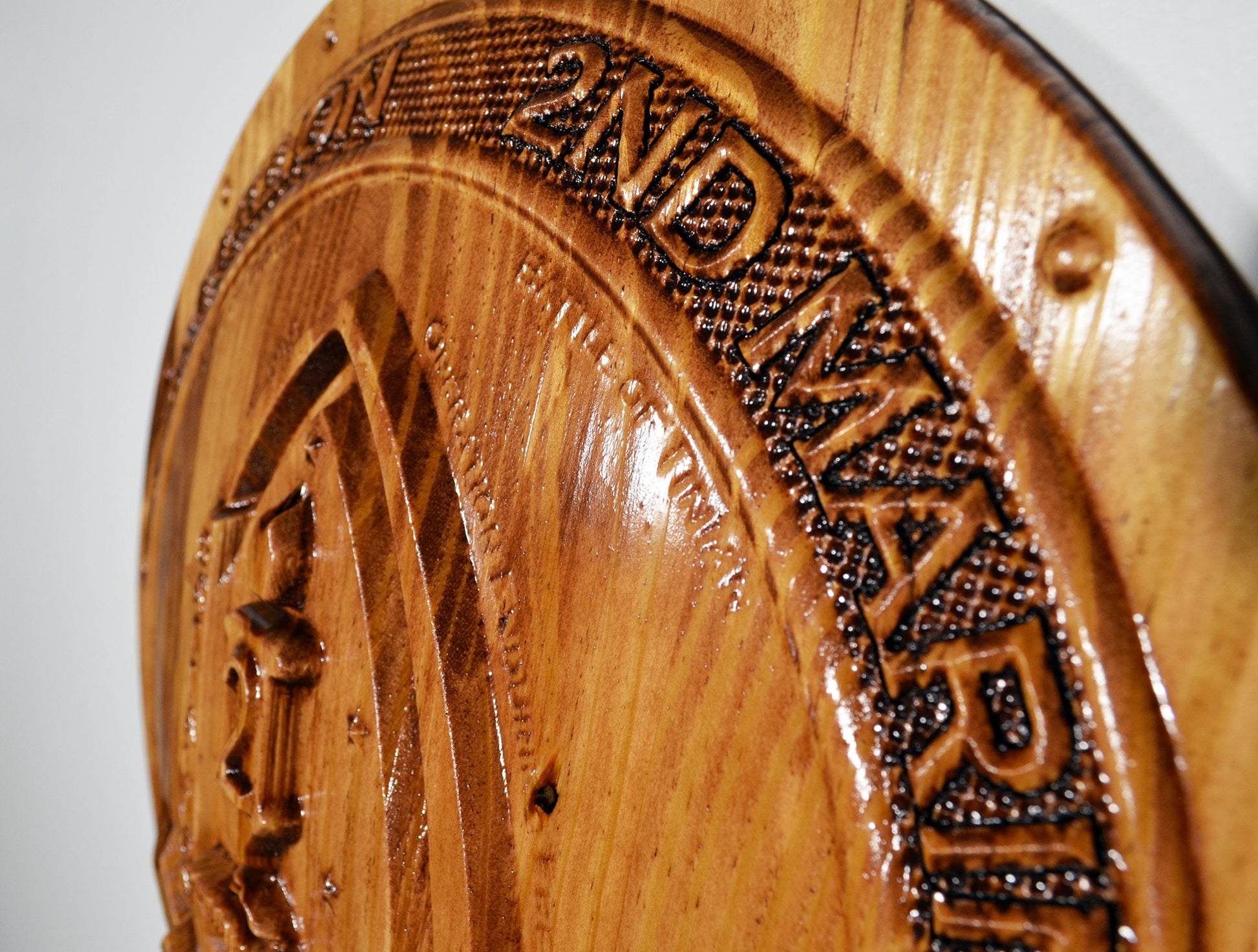 USMC 1st Battalion 2nd Marines,  3d wood carving, military plaque - Carved Effects