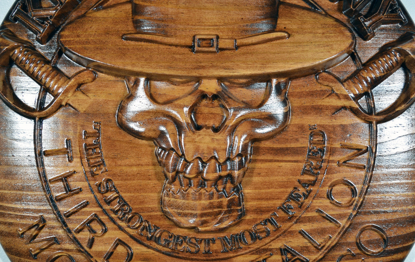 USMC 3rd Recruit Training Battalion Kilo Co, USMC, 3d wood CNC, military plaque - Carved Effects