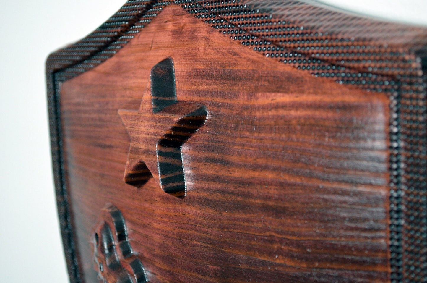 USMC 5th Marine Expeditionary Brigade, stained 3d wood carving, military plaque - Carved Effects