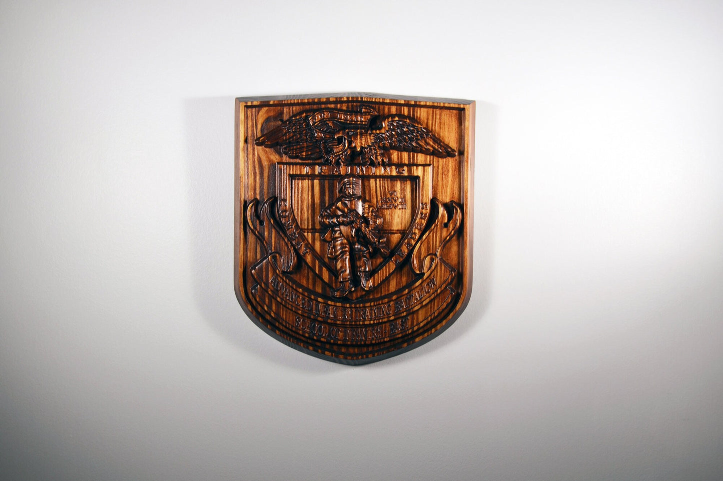 USMC Advanced Infantry Training Battalion East, US Marine Corps, military plaque - Carved Effects
