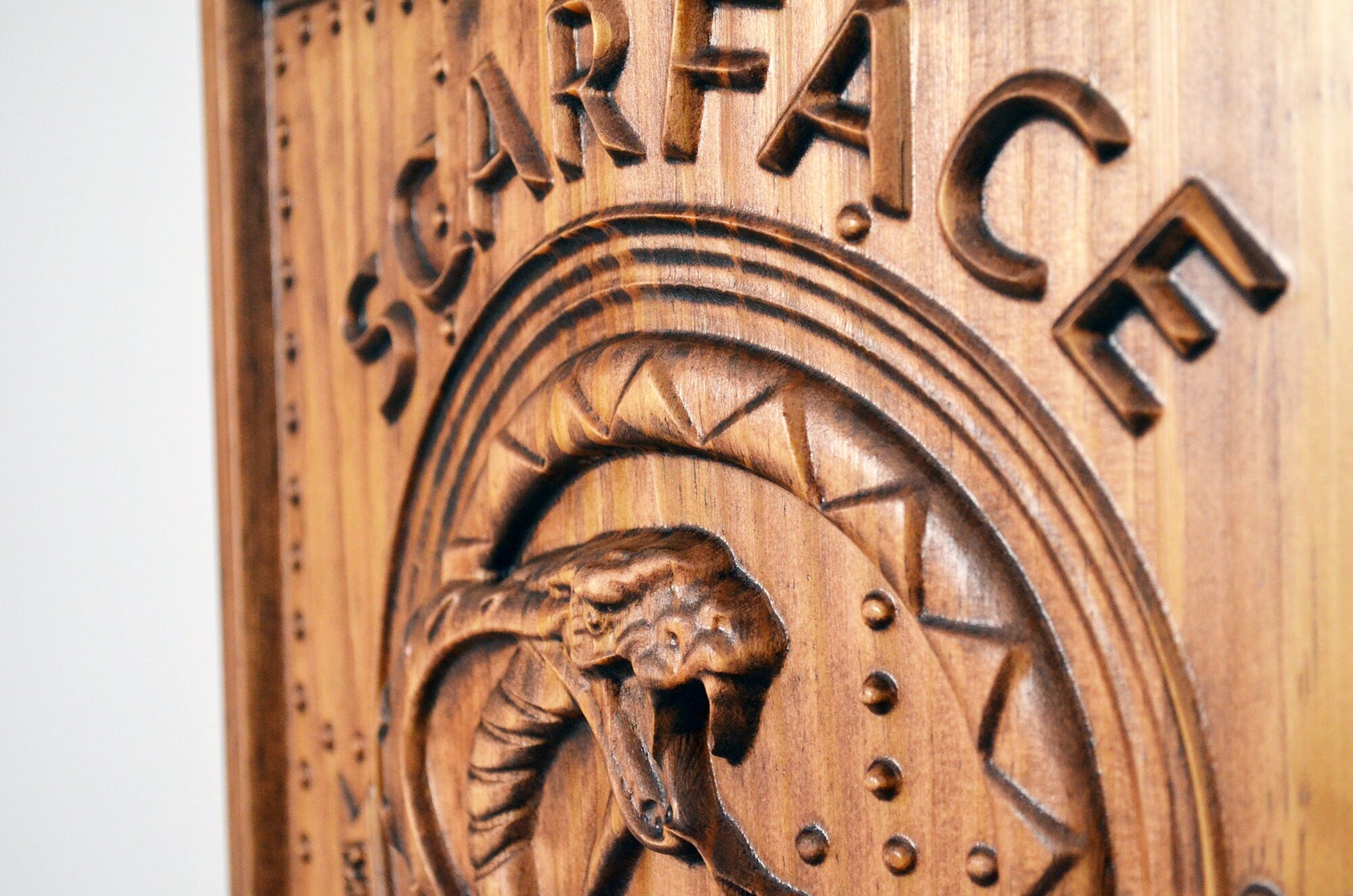 USMC Light Attack Helicopter Squadron, HMLA 367 Marine Corps Air Wing, 3d wood carving, military plaque - Carved Effects