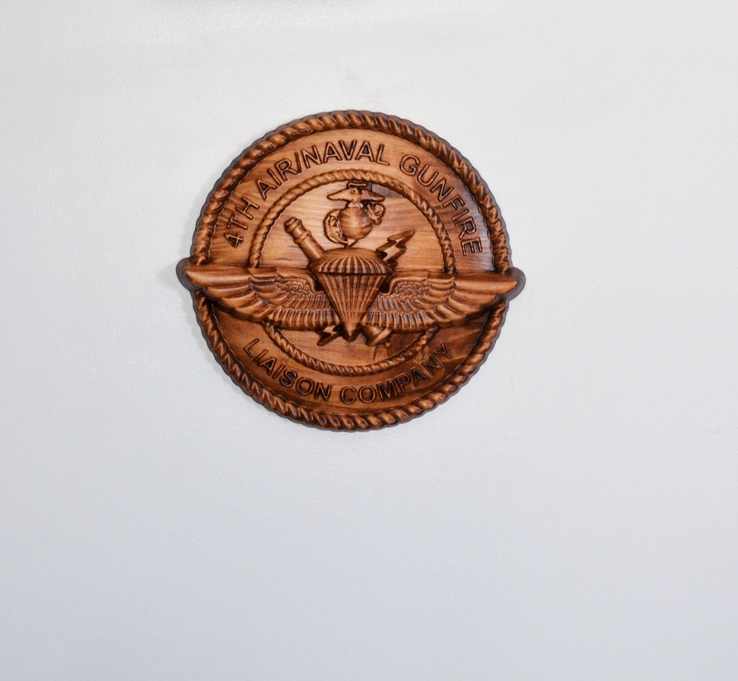 USMC 4th Anglico, Unit Emblem, US Marine Corps, military plaque